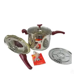 قیمت و مشخصات زود پز 9 لیتری تک دسته رومانتیک - لوازم خانگی دمیری