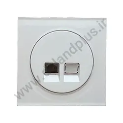 تلفن تک سوکت مدل آوا پلکسی سفید