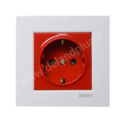 پریز ups ارت دار مدل آسا سفید یک تکه