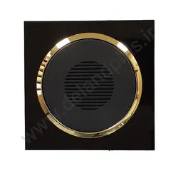 زنگ اخبار مدل آوا پلکسی مشکی زه طلایی