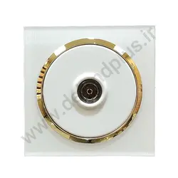 فیش آنتن مدل آوا پلکسی سفید زه طلایی