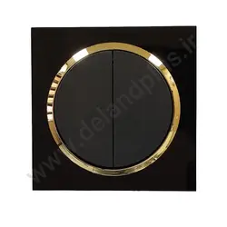 کلید دوپل مدل آوا پلکسی مشکی زه طلایی