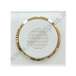 زنگ اخبار مدل آوا پلکسی سفید زه طلایی