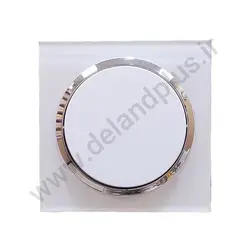 کلید یک پل مدل آوا پلکسی سفید زه نقره ای