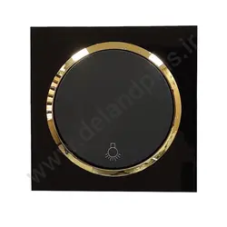 شاسی راه پله مدل آوا پلکسی مشکی زه طلایی