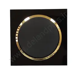 کلید یک پل مدل آوا پلکسی مشکی زه طلایی