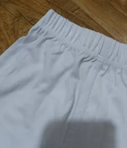 شورت پادار مردانه سفید پنبه