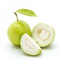 بذر گواوا سیبی زرد معطر داخل سفید