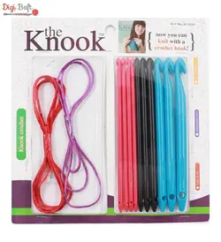 قلاب بافتنی نووک knook مجموعه 10 عددی