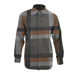 پیراهن مردانه آستین بلند مدل چهارخانهShirt13