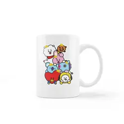 ماگ BTS طرح BT21 کد 204009