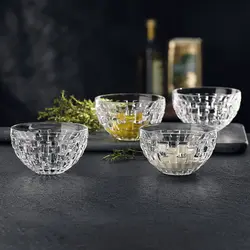 پیاله ناخمن 4 پارچه مدل Nachtmann Bossa Nova Round Crystal