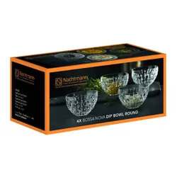 پیاله ناخمن 4 پارچه مدل Nachtmann Bossa Nova Round Crystal