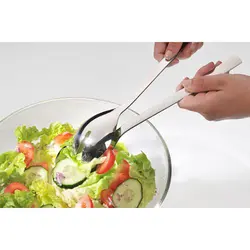 قاشق و چنگال سرو سالاد دبلیو ام اف مدل WMF Salad servers NUOVA 30 cm