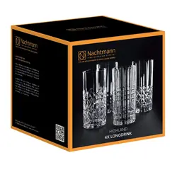 لیوان 4 پارچه ناخمن مدل NACHTMANN Highland Long Drink