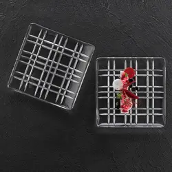 پیش دستی 2 پارچه ناخمن مدل Nachtmann Square plate 14 cm