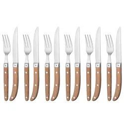 کارد و چنگال استیک خوری 12 پارچه دبلیو ام اف مدل WMF Ranch steak knife