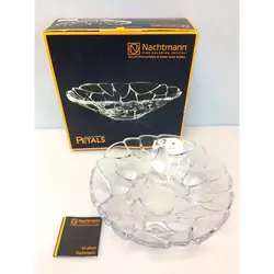 کاسه ناخمن مدل Nachtmann Glass Bowl Petals Crystal 34 cm