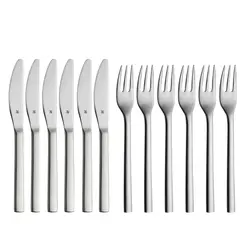 کارد و چنگال میوه خوری 12 پارچه دبلیو ام اف مدل WMF Obstmesser NUOVA