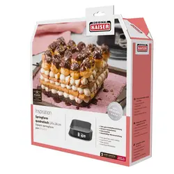 قالب کیک کیسر مدل KAISER Inspiration pan square 24 cm