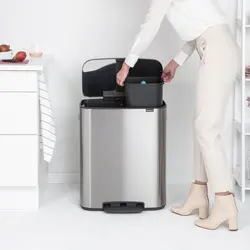 سطل زباله برابانتیا مدل Brabantia 30 x 30 L Bo Pedal Bin