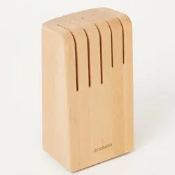 سرویس چاقو 6 پارچه برابانتیا مدل Brabantia Knife Block Wood plus Knives