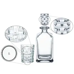 تنگ و لیوان 3 پارچه ناخمن مدل Nachtmann Bossa Nova