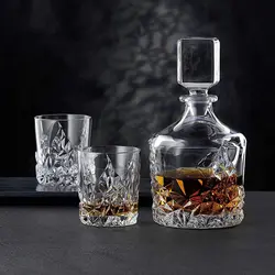 تنگ و لیوان 3 پارچه ناخمن مدل Nachtmann Sculpture Whisky