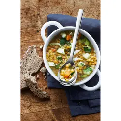 قاشق سوپ خوری دبلیو ام اف مدل WMF Soup Nuova بسته 6 عددی