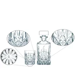 تنگ و لیوان ناخمن مدل Nachtmann Noblesse بسته 3 عددی