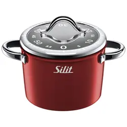 تایمر آشپزخانه سیلیت مدل SILIT Timer Vitaliano Rosso