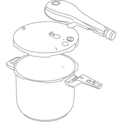 زودپز دو قلو دبلیو ام اف مدل WMF PERFECT PREMIUM گنجایش3 و 4.5 لیتر