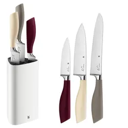 سرویس چاقو 4 پارچه دبلیو ام اف مدل WMF Knife block with knives ELEMENTS JOY