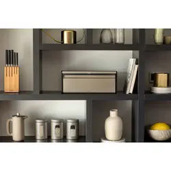 ظرف نان بارابانتیا مدل Brabantia Fall Front Bread Bin