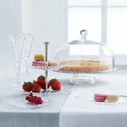 شیرینی خوری ناخمن مدل Nachtmann Bossa Nova Two tier tray small