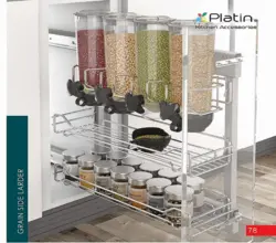 سوپر پهلو 3 طبقه جا حبوباتی پلاتین کد 3741