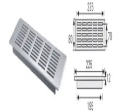 دریچه هوا مخصوص یخچال توکار فانتونی کد M170_M171