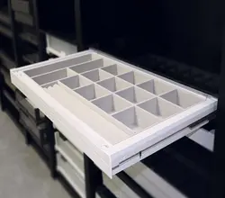 سینی مشبک ریلی جای زیورآلات رنگ سفید طرح ایتالین فانتونی کد J521-522