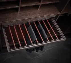 رک ریلی جای شلوار داخل کمد لباس طرح فرنچ استایل فانتونی کد J913-914