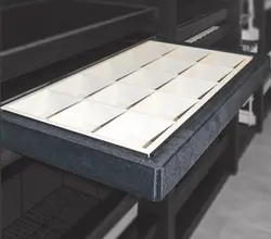 سینی مشبک ریلی جای کمربند و کراوات رنگ مشکی مخمل سایز 90 فانتونی کد J315