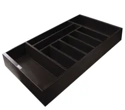 جای قاشق و چنگال چوبی رنگ مشکی جهت یونیت عرض 90 فانتونی کد O103