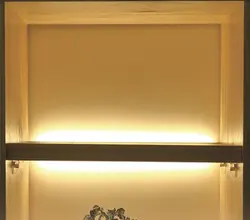 چراغ LED داخل کمد و کابینت پشت شلف چوبی با نور 2 طرفه 12 وات سری 27سایز90 فانتونی کد N564