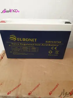 باتری دزدگیر سیلد لید اسید 6ولت 7آمپر Euronet EUR76 6V7Ah
