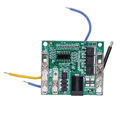 ماژول شارژ باتری لیتیوم-یون 5 سل 20 آمپر دارای سنسور دما NTC - مناسب برای دریل و پیچ گوشتی شارژی