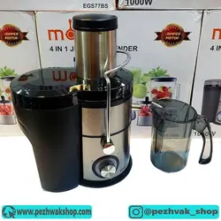 آبمیوه گیری 4 کاره گلو استیل مونتینی مدل EGS77BS