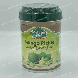 ترشی انبه خالص روغنی mango pickle برند مهران Mehran