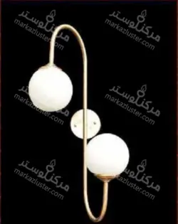 دیوارکوب مولکولی ۲ شعله کد ۶۵۶/۲ طلایی ( ارسال 5 روز کاری )