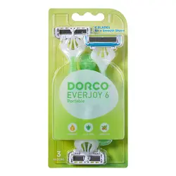 خودتراش زنانه دورکو مدل Everjoy 6 بسته 3 عددی