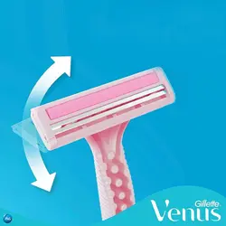 خودتراش زنانه ژیلت مدل Simply Venus Basic بسته 5 عددی