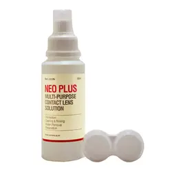 محلول شوینده و نگهدارنده لنز نئو پلاس حجم 130 میل